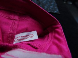 ag hot pink outfit label a